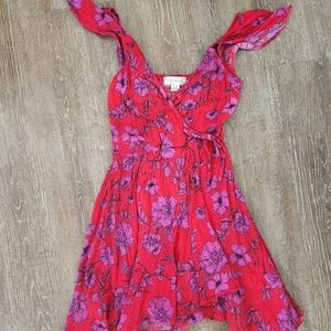 Band of gypsies faux wrap dress